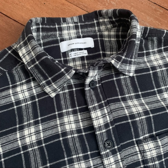 Urban Outfitters Other - Urban Outfitters Black and White Flannel Shirt